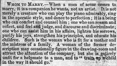 Whom to Marry