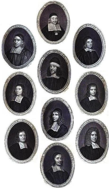 The New England Colonies were formed by those seeking religious freedom, most notably the Puritans. Gallery of famous 17th-century Puritan theologians: