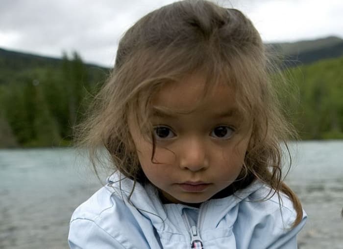 Aw, look at that face. She deserves positive discipline techniques.