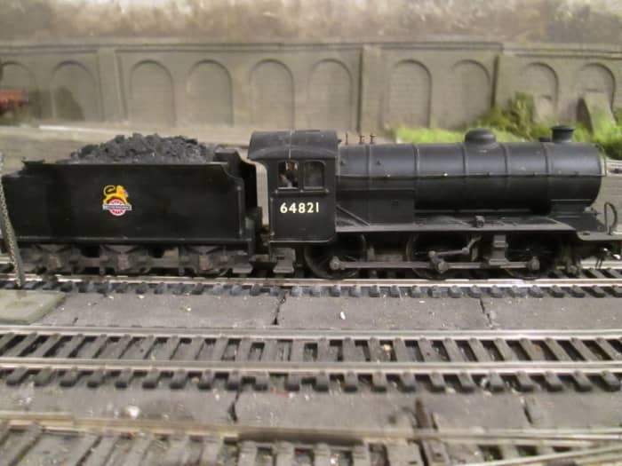 Another Gresley design built at Darlington that showed NER design influence was his Class J39 0-6-0. This is 64821 of Middlesbrough (51D) (Bachmann model)