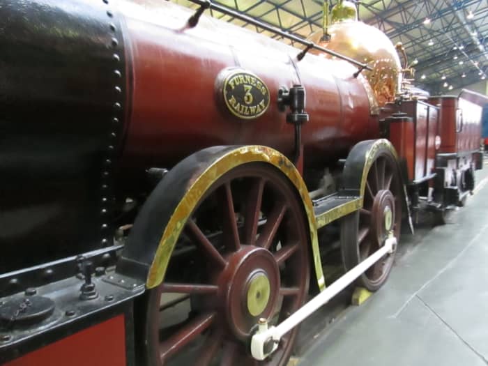 Furness Railway 0-4-0 inside frame locomotive, like 'Sans Pareil' had no shelter for driver or fireman