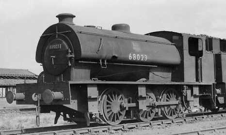 J94 68023 was a Newport, Middlesbrough allocation (51B), transferred when Thornaby (51L) opened in 1958