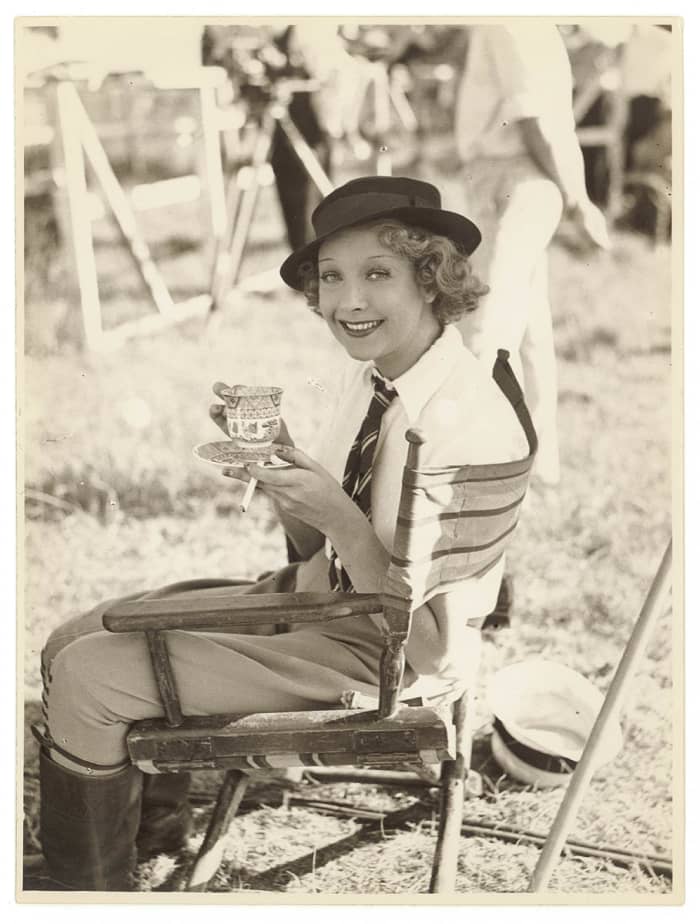Helen Twelvetrees during the making of "Thoroughbred", Sydney, 1936 Sam Hood.
