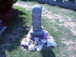 Photo of the final resting place of Sidney Leslie Goodwin. Sidney was a toddler that died during the Titanic disaster.