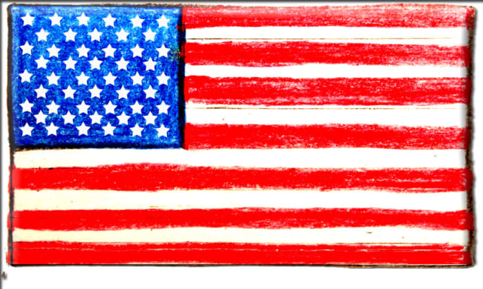 Fifty stars on a field of blue, 7 red stripes, 6 white stripes. This is what our current day American flag requires in its design. I wonder who will have the honor of being start #51on our flag's field of blue?