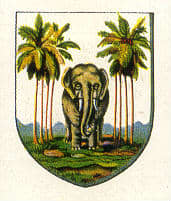 Public domain ~ copyright expired. See: http://en.wikipedia.org/wiki/File:Coat_of_arms_Ceylon_british_colony.jpg