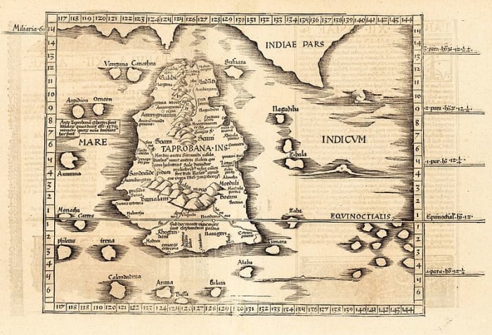 'Cosmographia Claudii Ptolomaei Alexandrini'. Public domain - out of copyright: 1535.