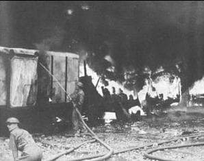 The relentless bombardment by the Japanese literally bought Singapore City to its knees.