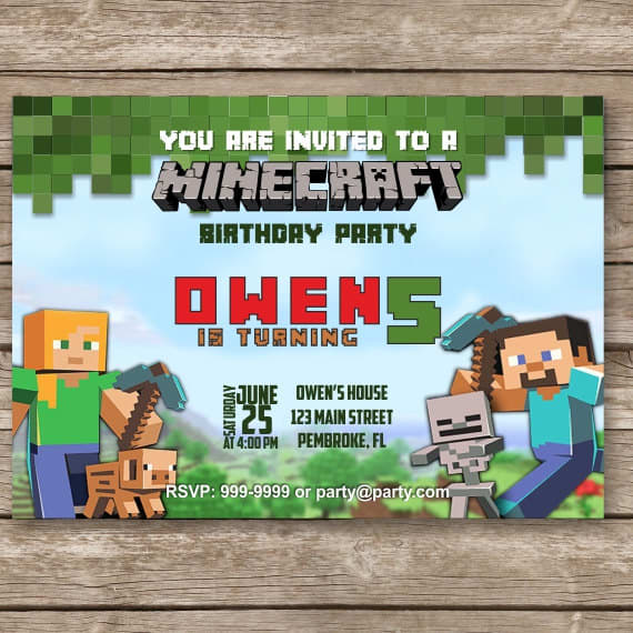 Minecraft Party Supplies - HubPages
