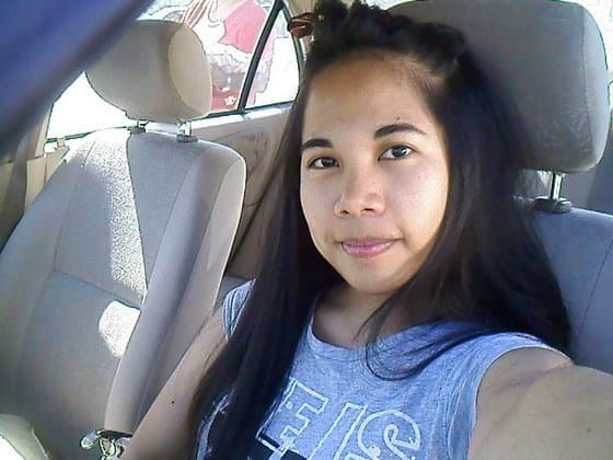 With my long hair. For somehow I missed this even though there are mornings of struggle with combing.