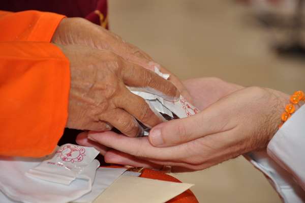 When Swami blesses by giving vibhuti packets, it is often considered as a positive response. In my case, I was still in doubt...