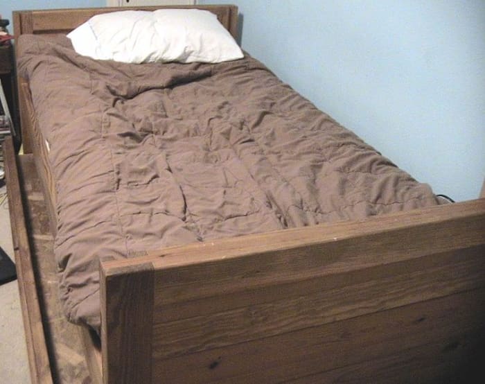 Sometimes I would try to stay awake all night to try to stop wetting the bed.