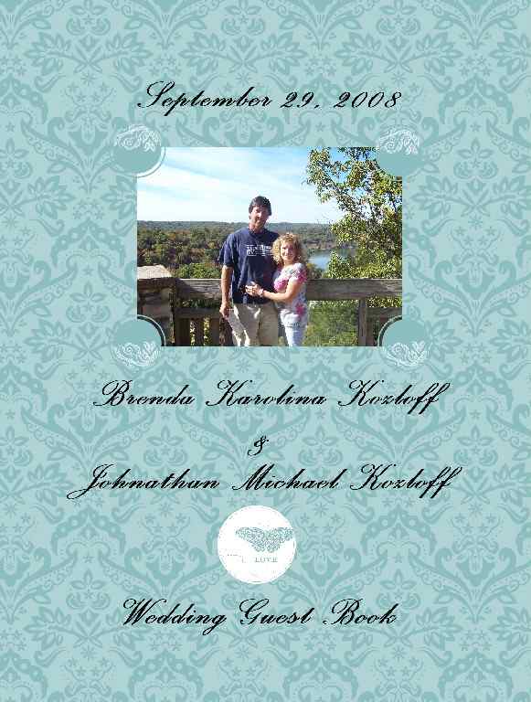 Use engagement photos with stained glass in the background from your venue and individual stained glass windows and decorations in photos throughout the book