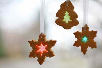 Wedding favor idea - stained glass cookies just use wedding designs instead of Christmas