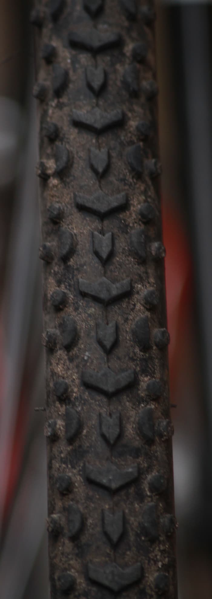 A typical all round cyclocross tire like these Challenge Grifo Pro's will tackle most race conditions. From soft muddy fields to woodland singletrack.