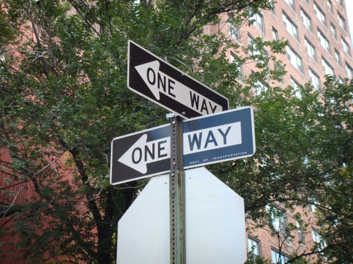 Two one-way streets. One leads to success, the other to failure. Which will you choose?