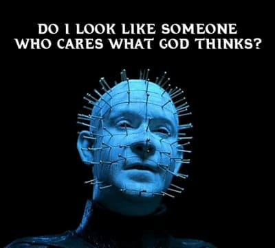 Doug Bradley portrayed the character of Hellraiser with such passion that the image remains one of the most memorable in the world of horror.