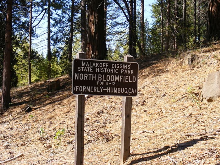 Justin Smith took this photograph on October 8, 2008 of the area where North Bloomfield was located. The town was formerly called Humbug.