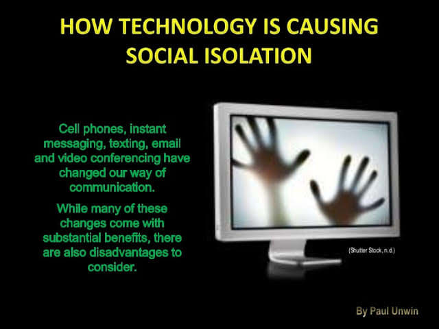 Too much dependence on technology, has given rise to depression and stress among young minds.