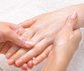Manicure and pedicure massage sequence on easy to follow steps.