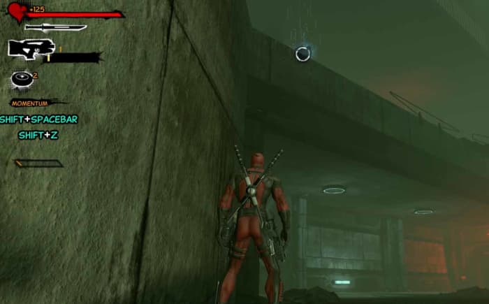 Deadpool must move around and navigate until the long teleport sign comes up. Don't forget to come out and look back and upwards.