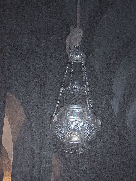 Giant censer at St Cathedral of Santiago de Compostela, Spain