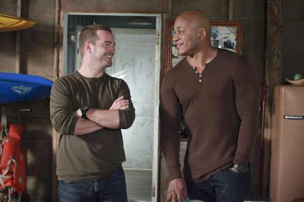 Special Agent in Charge G. Callen and his partner, Special Agent Sam Hanna.