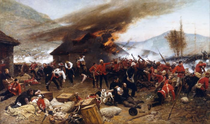 The Battle of Rorke's Drift (1879) - Aphonse de Neuville