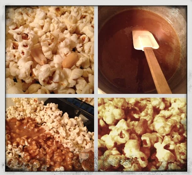 Homemade caramel popcorn is a great snack for movie night, anytime the kids are having friends over or when you just want a treat to cure that sweet tooth.
