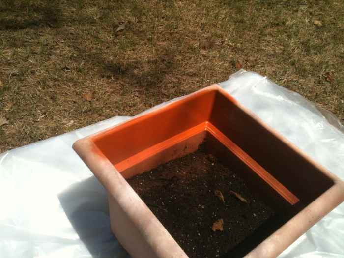 How to Save and Rejuvenate Faded Plastic Pots With Paint - Dengarden