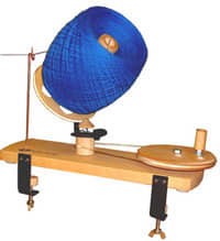 The original wooden ball winder that makes center pull balls up to 6" in diameter. Made from solid birch and finished with linseed oil. Designed for many years of use.