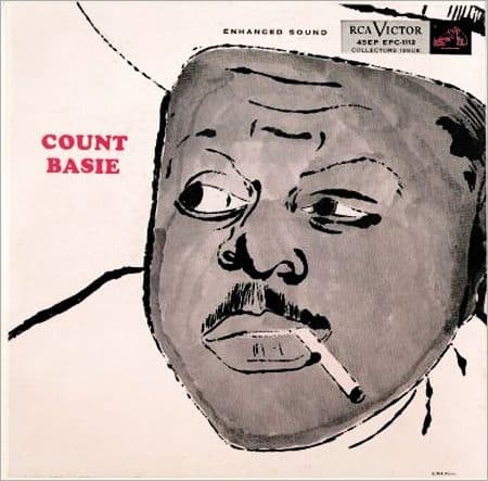 Count Basie RCA Victor Records EPC-1112 Vintage 7" Vinyl EP 1955 Cover Illustration by Andy Warhol
