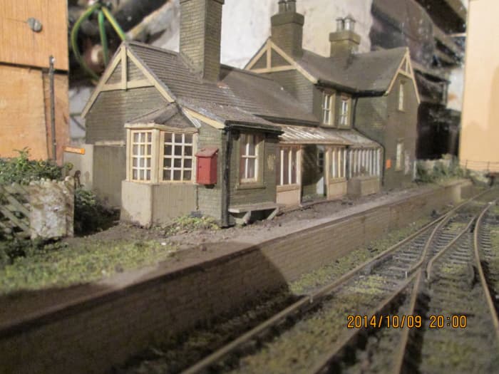 Looking back from the loop line - this is the view the fireman on a North Eastern built loco would have on an engine running round its train - goods or passenger