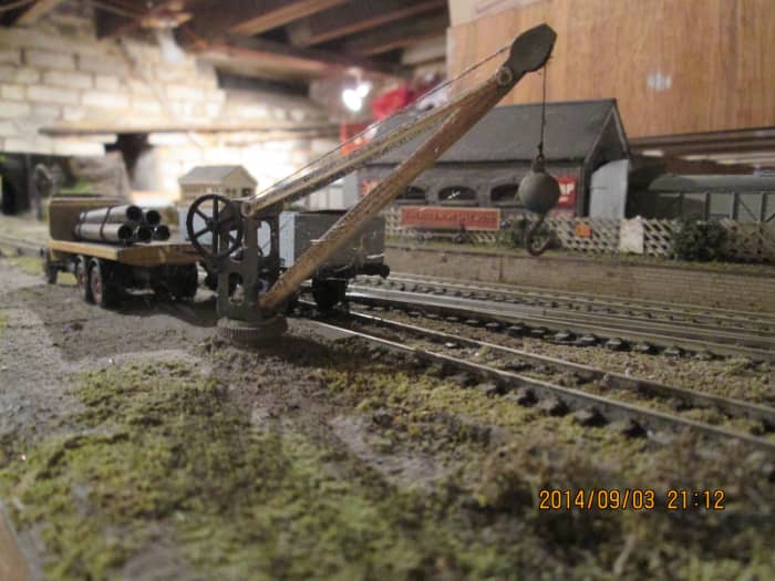 A Wills kit, easy to assemble - and it's a working model (after a fashion)! The goods shed can be seen in the background