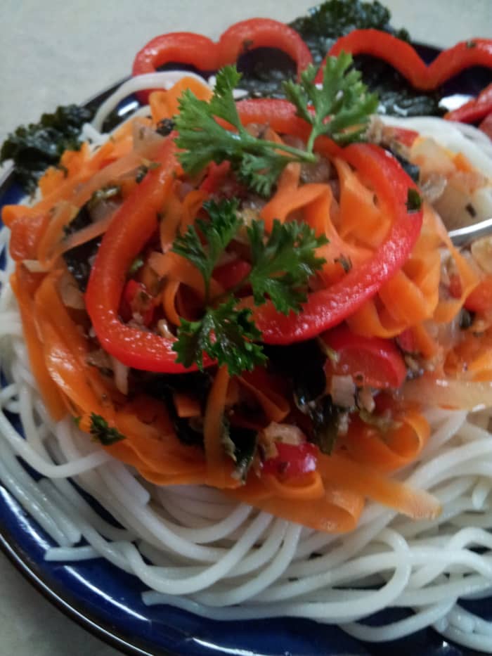 This white rice and quinoa spaghetti is probably the most similar in flavour of the three spaghetti's to regular wheat spaghetti