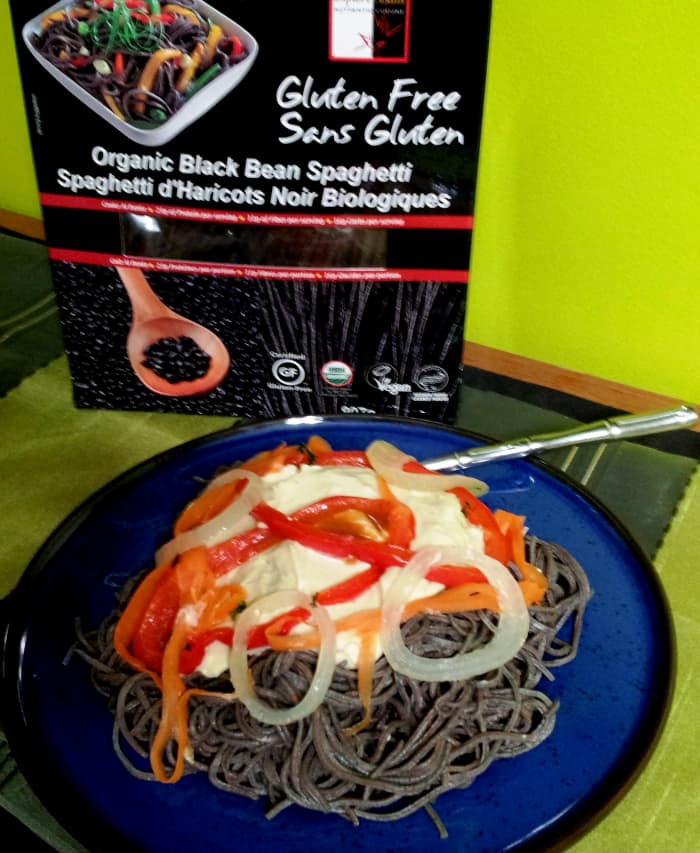 Organic Black Bean Spaghetti from Explore-Asian Authentic Cuisine. Certified Gluten-Free, Organic, Vegan and Kosher Parve