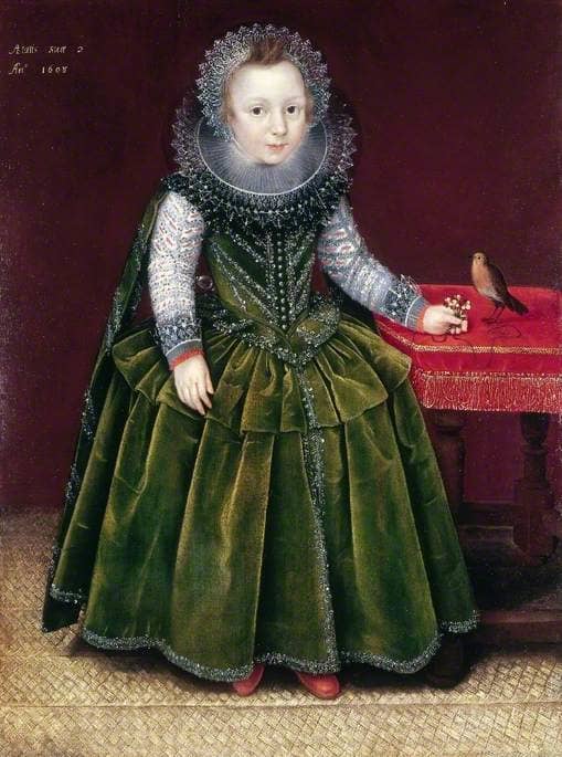 Child dressed as adult