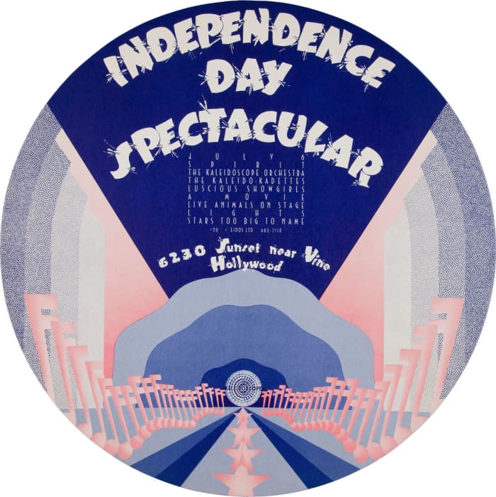 Spirit, The Kaleidoscope Orchestra, "Independence Day Spectacular", Kaleidoscope Concert Poster (1968) Poster #20 from Series