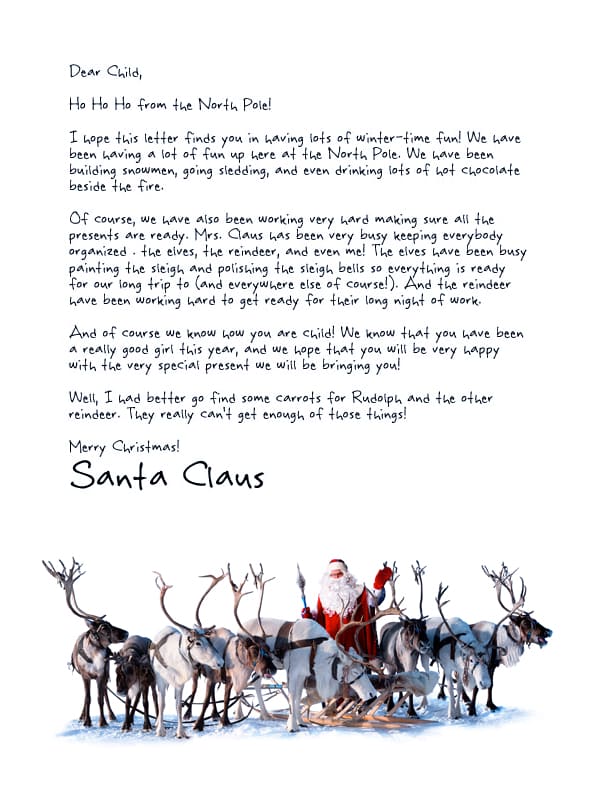 Free Printable Santa Letters - HubPages