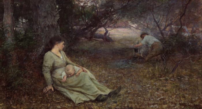 "On the Wallaby Track" (1896): Public Domain
