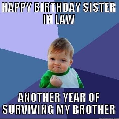 Happy Birthday Sister in Law Quotes and Meme - HubPages