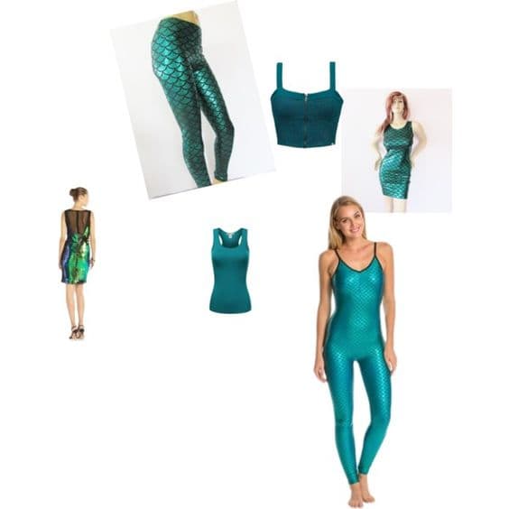 I found these ideas on Pinterest - it shows a couple good ideas for that Mera costume you are making. If you can copy any of these items your costume will be looking good.