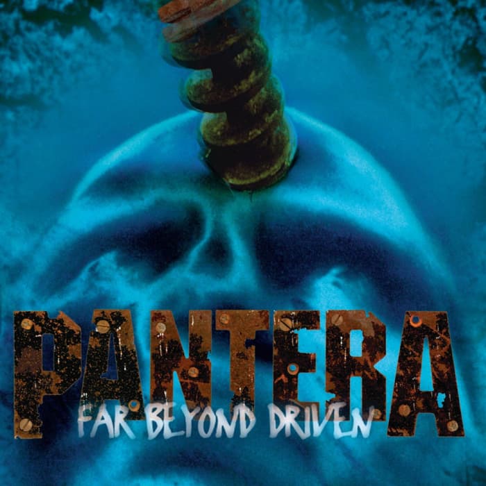 The album cover for Far Beyond Driven can represent a decline in the band's career as this image shows. Pantera were never the same band after their 1992 album Vulgar Display of Power.