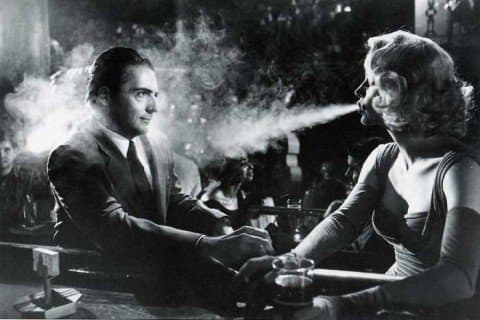 How many elements of Film Noir can you spot in this still from a long forgotten movie? Hint: don't stop at a dozen.