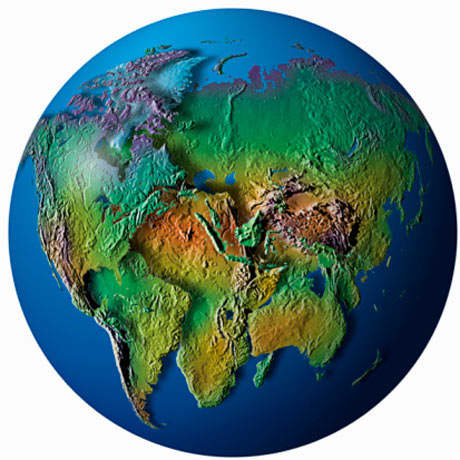 The Earth's first continent started as one relatively small land mass and only separated after eons of natural expansion through seismic events.