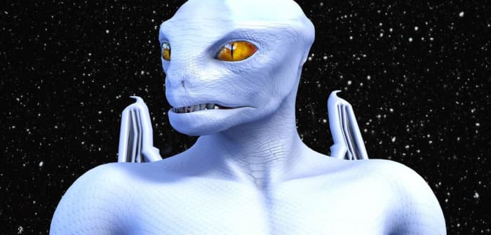 Known as White Royal Draco, this popular artist rendition of a Draco-Reptilian hybrid conjures an ancient dread in most humans.