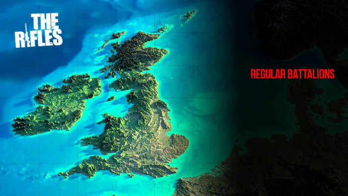 The Rifles TV recruitment header... Before we head into the Rifles of today, let's look at the regiment in its early days: