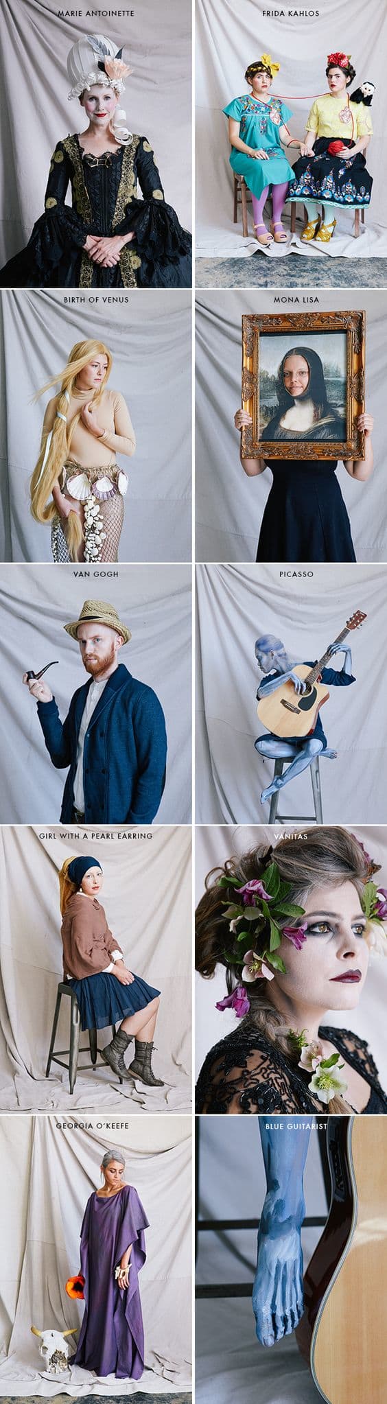 Art inspired Halloween costume ideas