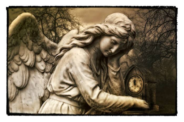 This is much how Lucifer appears in female form, but she has no wings. She sometimes wears a crown, like the one on the Statue of Liberty
