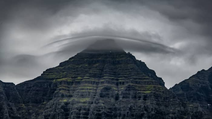 Strange clouds are mistaken as UFOs.